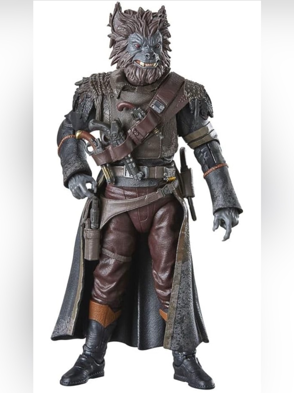 Star Wars Black Grey Brown Wolf-like Action Figure..Pirate  Captain Brutus